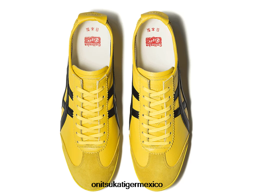 Onitsuka Tiger zapatos 4P8D6N23 tai chi amarillo/negro hombres México 66 de lujo - Image 6