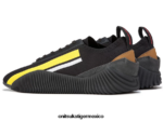 Onitsuka Tiger zapatos 4P8D6N246 negro/amarillo vibrante unisexo tejido acromount - Image 3