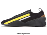Onitsuka Tiger zapatos 4P8D6N246 negro/amarillo vibrante unisexo tejido acromount - Image 4