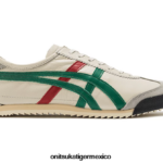Onitsuka Tiger zapatos 4P8D6N24 crema/verde hombres México 66 de lujo