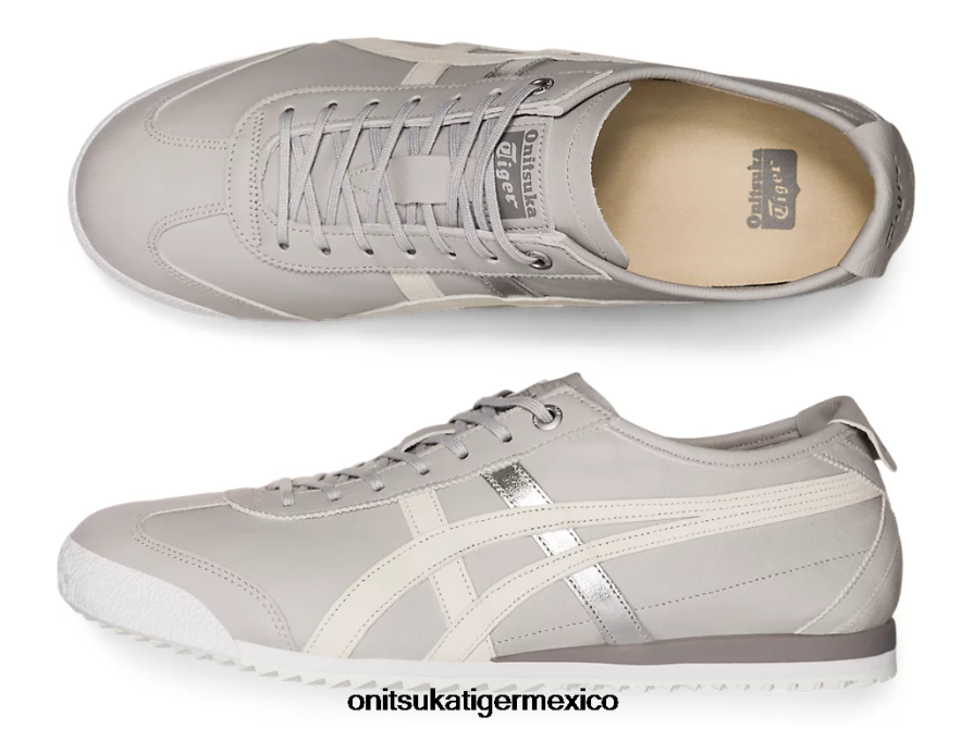 Onitsuka Tiger zapatos 4P8D6N250 gris ostra/crema unisexo méxico 66 sd - Image 8