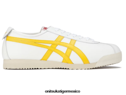 Onitsuka Tiger zapatos 4P8D6N255 blanco amarillo unisexo calentarse nm
