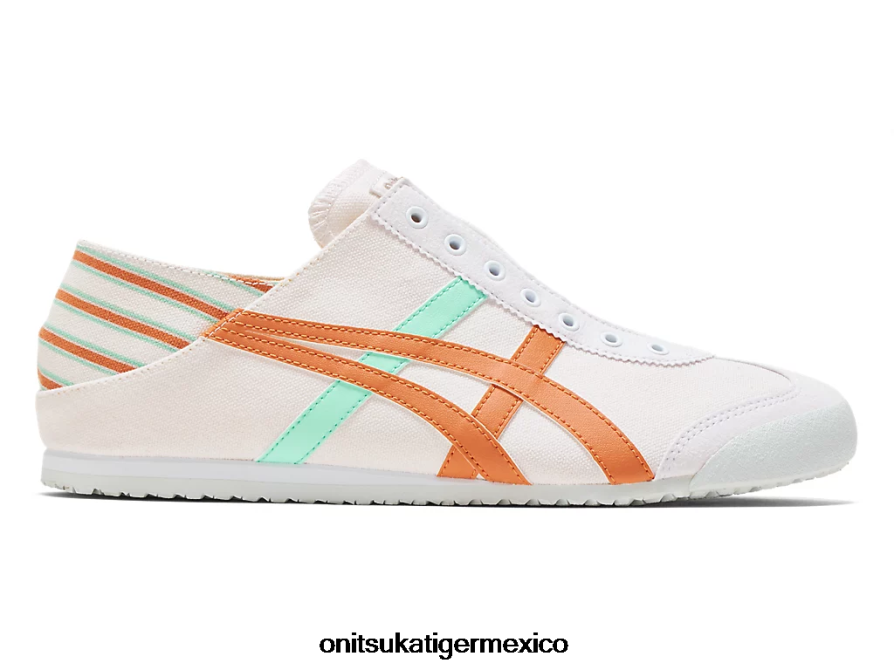 Onitsuka Tiger zapatos 4P8D6N25 blanco/naranja óxido unisexo méxico 66 paraty - Image 1