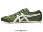Onitsuka Tiger zapatos 4P8D6N260 verde manto/crema unisexo México 66 - Image 3