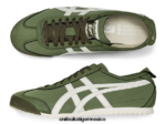 Onitsuka Tiger zapatos 4P8D6N260 verde manto/crema unisexo México 66 - Image 7