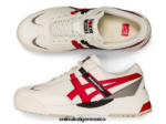 Onitsuka Tiger zapatos 4P8D6N265 crema/rojo clásico unisexo delegación ex - Image 8