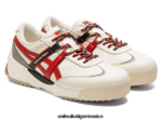 Onitsuka Tiger zapatos 4P8D6N265 crema/rojo clásico unisexo delegación ex - Image 9
