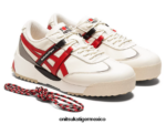 Onitsuka Tiger zapatos 4P8D6N265 crema/rojo clásico unisexo delegación ex - Image 10