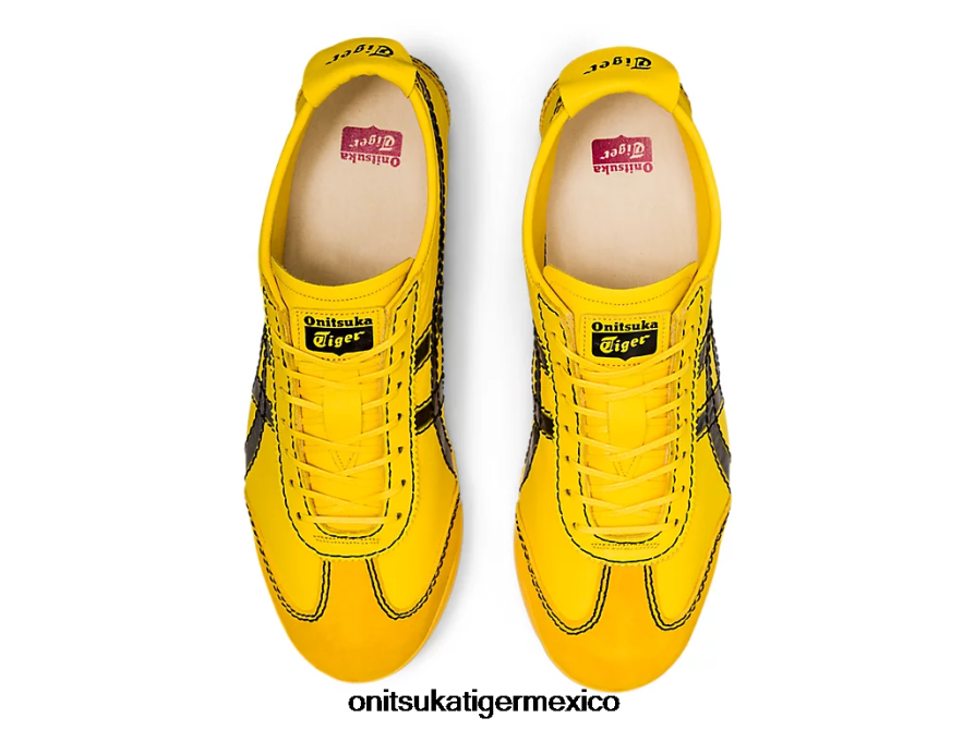Onitsuka Tiger zapatos 4P8D6N270 tai chi amarillo/negro unisexo méxico 66 sd pf - Image 6