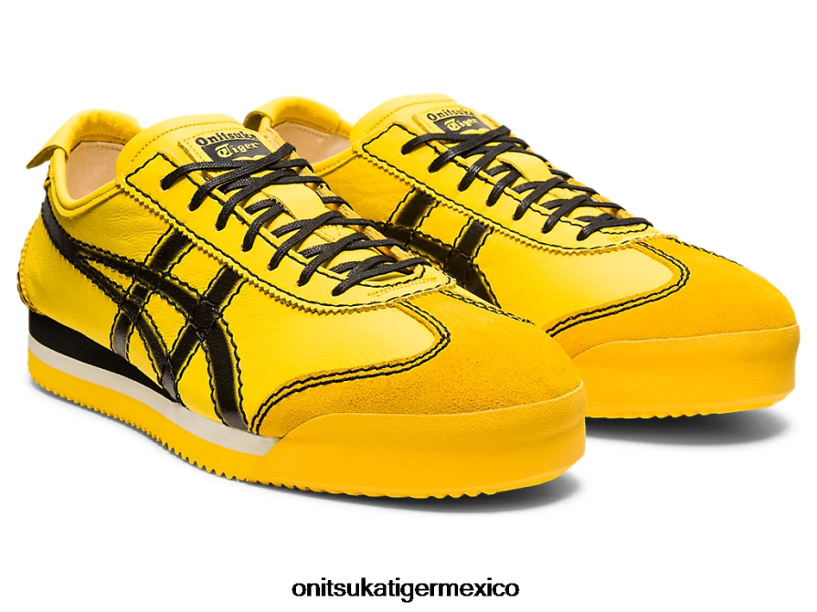 Onitsuka Tiger zapatos 4P8D6N270 tai chi amarillo/negro unisexo méxico 66 sd pf - Image 8
