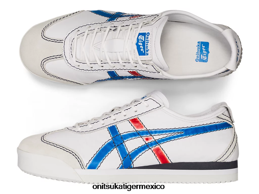 Onitsuka Tiger zapatos 4P8D6N274 blanco/azul directorio unisexo méxico 66 sd pf - Image 9