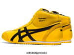 Onitsuka Tiger zapatos 4P8D6N276 tai chi amarillo/negro unisexo México medio corredor - Image 3