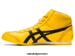 Onitsuka Tiger zapatos 4P8D6N276 tai chi amarillo/negro unisexo México medio corredor - Image 4