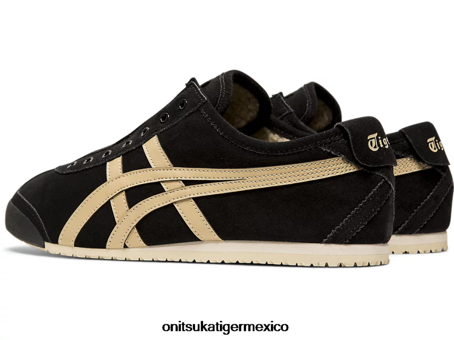 Onitsuka Tiger zapatos 4P8D6N348 crepé negro/madera unisexo México 66 sin cordones - Image 3