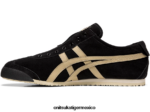 Onitsuka Tiger zapatos 4P8D6N348 crepé negro/madera unisexo México 66 sin cordones - Image 4