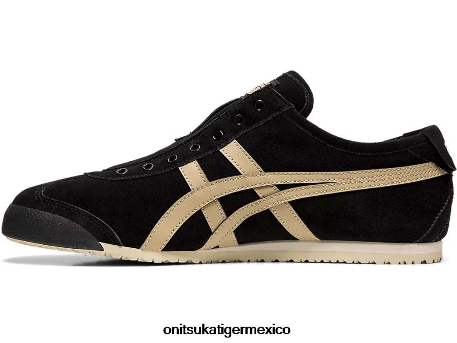 Onitsuka Tiger zapatos 4P8D6N348 crepé negro/madera unisexo México 66 sin cordones - Image 4