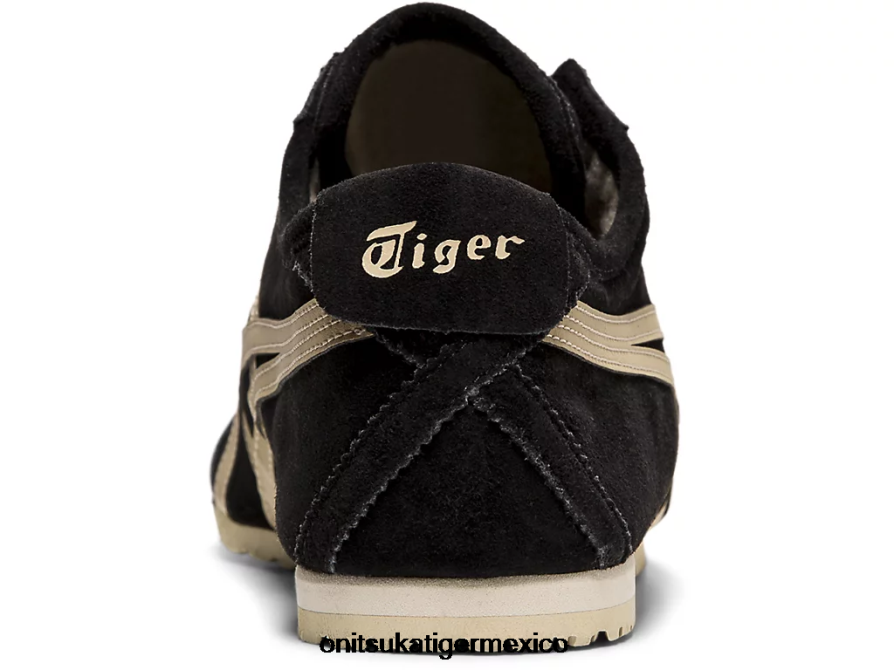 Onitsuka Tiger zapatos 4P8D6N348 crepé negro/madera unisexo México 66 sin cordones - Image 5