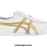 Onitsuka Tiger zapatos 4P8D6N352 Oro blanco unisexo México 66