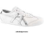 Onitsuka Tiger zapatos 4P8D6N353 plata blanca unisexo México 66 - Image 2