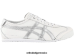 Onitsuka Tiger zapatos 4P8D6N353 plata blanca unisexo México 66
