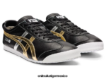 Onitsuka Tiger zapatos 4P8D6N357 oro negro unisexo México 66 - Image 2