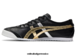 Onitsuka Tiger zapatos 4P8D6N357 oro negro unisexo México 66 - Image 4
