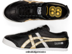 Onitsuka Tiger zapatos 4P8D6N357 oro negro unisexo México 66 - Image 7