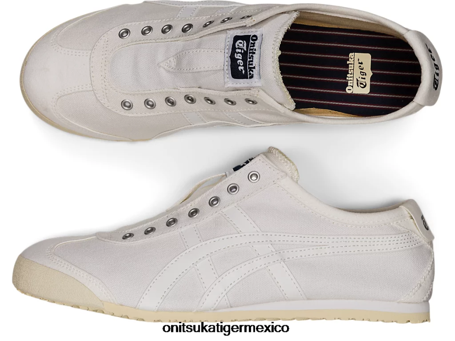 Onitsuka Tiger zapatos 4P8D6N359 blanco unisexo México 66 sin cordones - Image 10