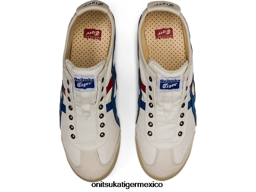 Onitsuka Tiger zapatos 4P8D6N361 blanco/tricolor unisexo México 66 sin cordones - Image 6