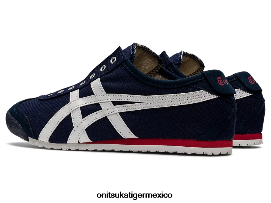 Onitsuka Tiger zapatos 4P8D6N362 azul marino/blanco roto unisexo México 66 sin cordones - Image 3