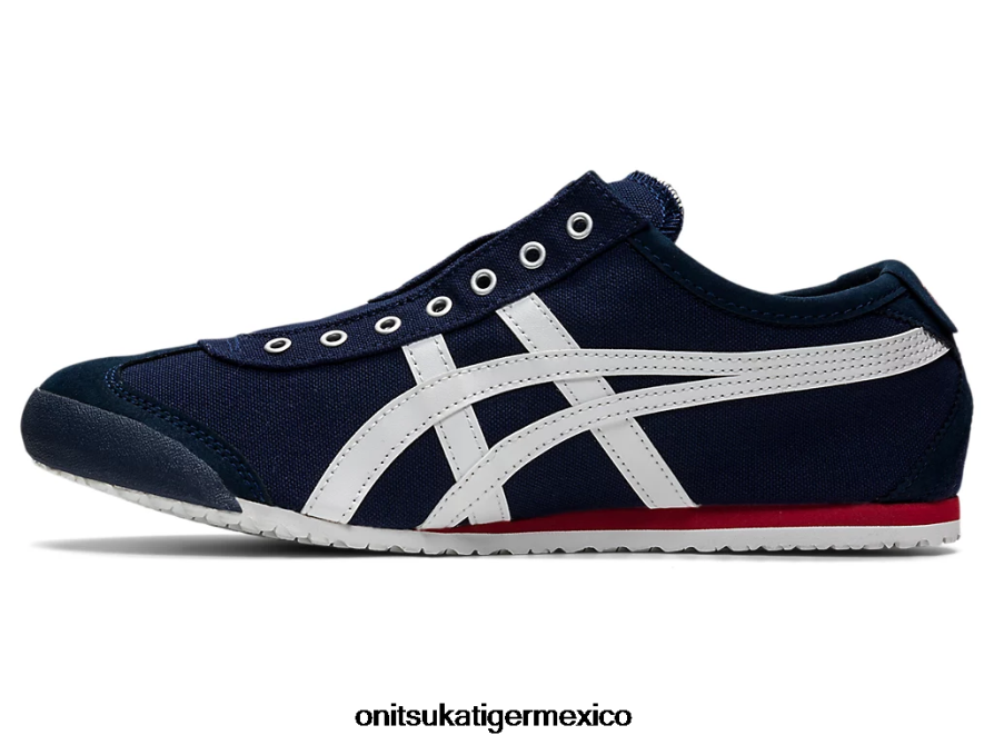 Onitsuka Tiger zapatos 4P8D6N362 azul marino/blanco roto unisexo México 66 sin cordones - Image 4