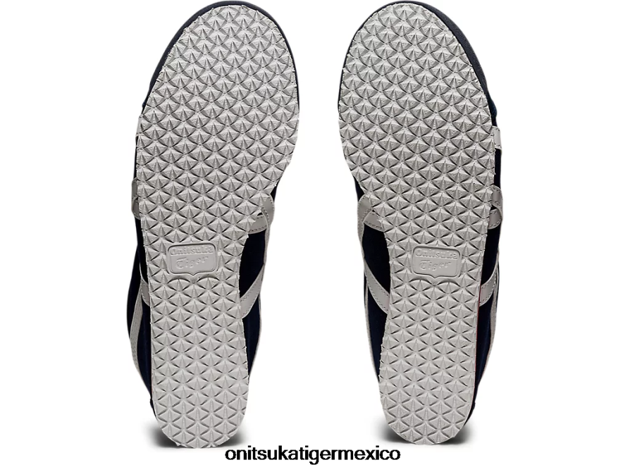 Onitsuka Tiger zapatos 4P8D6N362 azul marino/blanco roto unisexo México 66 sin cordones - Image 7