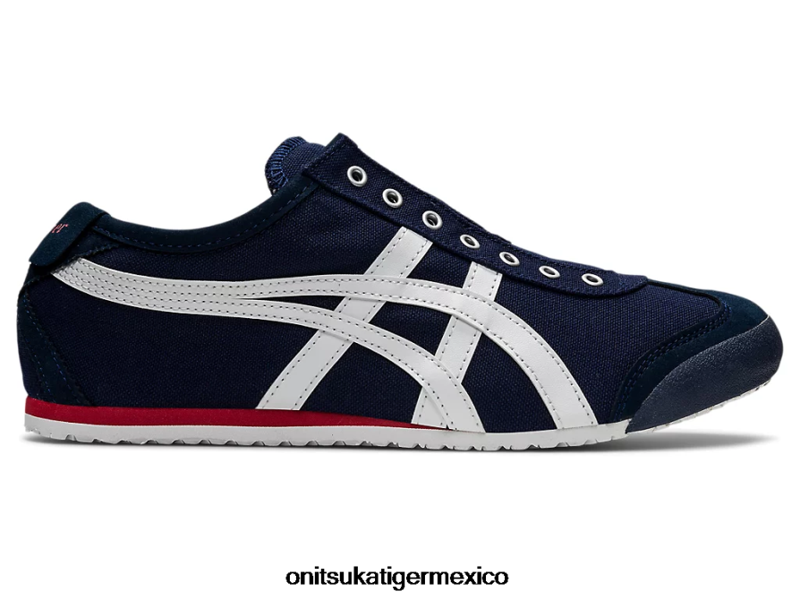 onitsuka_tiger_zapatos_4p8d6n362_azul_marino_blanco_roto_unisexo_mexico_66_sin_cordones.png Onitsuka Tiger zapatos 4P8D6N362 azul marino/blanco roto unisexo México 66 sin cordones - Image 1