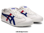 Onitsuka Tiger zapatos 4P8D6N363 blanco/azul oscuro unisexo México 66 - Image 2