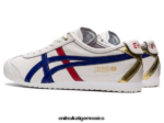 Onitsuka Tiger zapatos 4P8D6N363 blanco/azul oscuro unisexo México 66 - Image 3