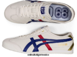 Onitsuka Tiger zapatos 4P8D6N363 blanco/azul oscuro unisexo México 66 - Image 8