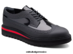 Onitsuka Tiger zapatos 4P8D6N371 negro/rojo clásico hombres acento irlandés - Image 2