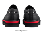 Onitsuka Tiger zapatos 4P8D6N371 negro/rojo clásico hombres acento irlandés - Image 5