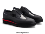 Onitsuka Tiger zapatos 4P8D6N371 negro/rojo clásico hombres acento irlandés - Image 8
