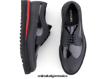 Onitsuka Tiger zapatos 4P8D6N371 negro/rojo clásico hombres acento irlandés - Image 9