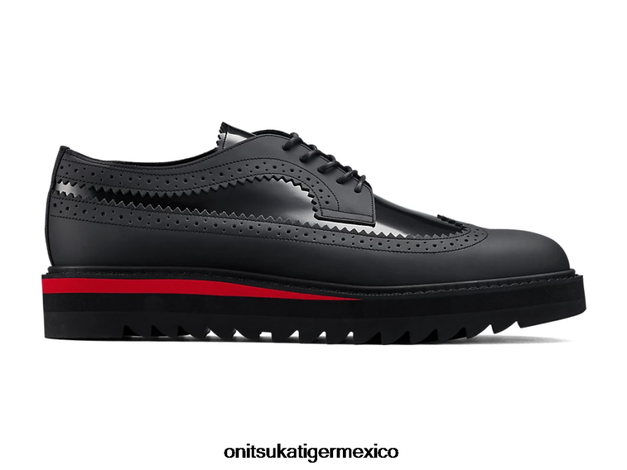 onitsuka_tiger_zapatos_4p8d6n371_negro_rojo_clasico_hombres_acento_irlandes.png Onitsuka Tiger zapatos 4P8D6N371 negro/rojo clásico hombres acento irlandés - Image 1