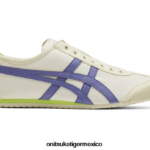 Onitsuka Tiger zapatos 4P8D6N44 crema/azul ultramarino unisexo México 66 sin cordones