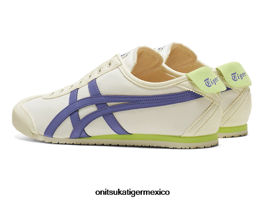 Onitsuka Tiger zapatos 4P8D6N44 crema/azul ultramarino unisexo México 66 sin cordones - Image 3