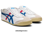 Onitsuka Tiger zapatos 4P8D6N45 blanco azul unisexo México 66 - Image 2