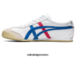 Onitsuka Tiger zapatos 4P8D6N45 blanco azul unisexo México 66 - Image 4