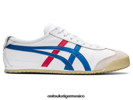 Onitsuka Tiger zapatos 4P8D6N45 blanco azul unisexo México 66