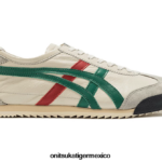 Onitsuka Tiger zapatos 4P8D6N532 crema/verde mujer México 66 de lujo