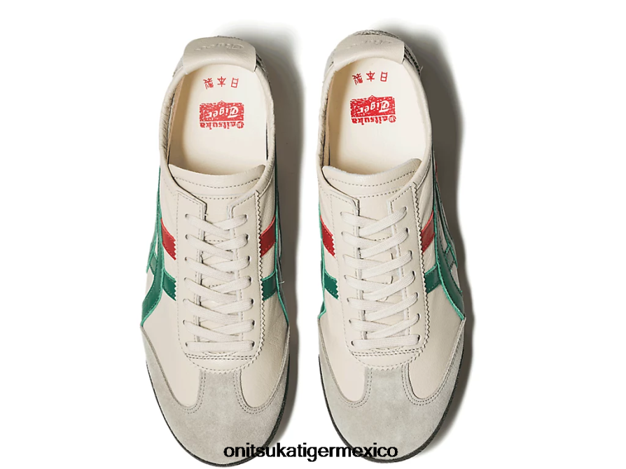 Onitsuka Tiger zapatos 4P8D6N532 crema/verde mujer México 66 de lujo - Image 6