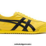 Onitsuka Tiger zapatos 4P8D6N534 tai chi amarillo/negro mujer México 66 de lujo
