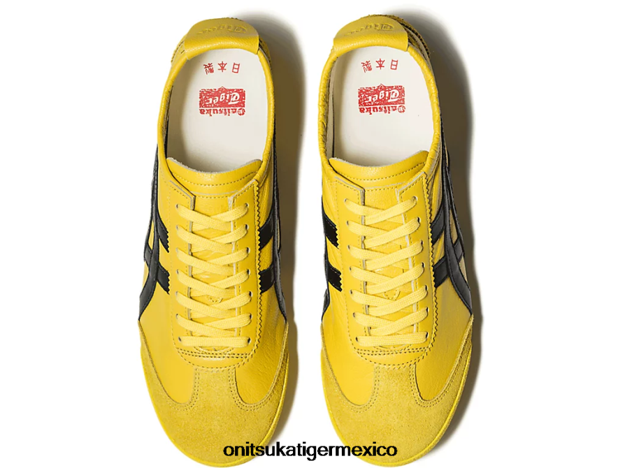 Onitsuka Tiger zapatos 4P8D6N534 tai chi amarillo/negro mujer México 66 de lujo - Image 6
